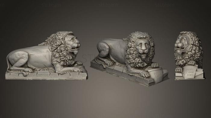 Статуэтки львы тигры сфинксы Lion 34
